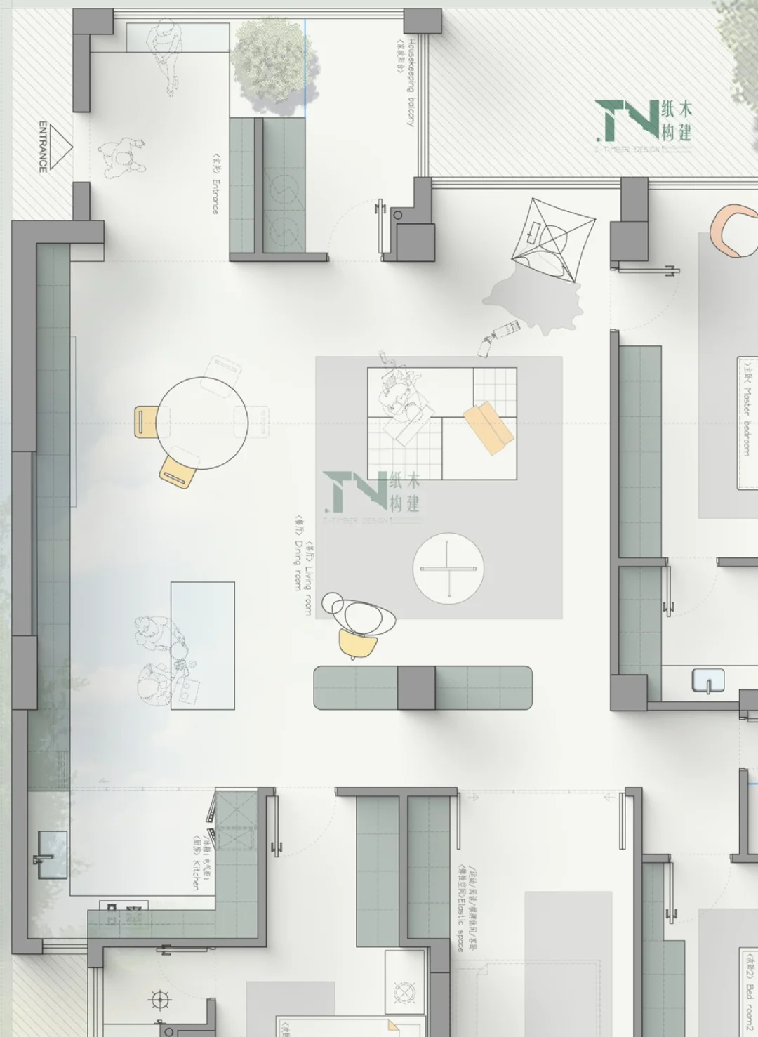 设计讨论群训练第一波｜大横厅e可以这做