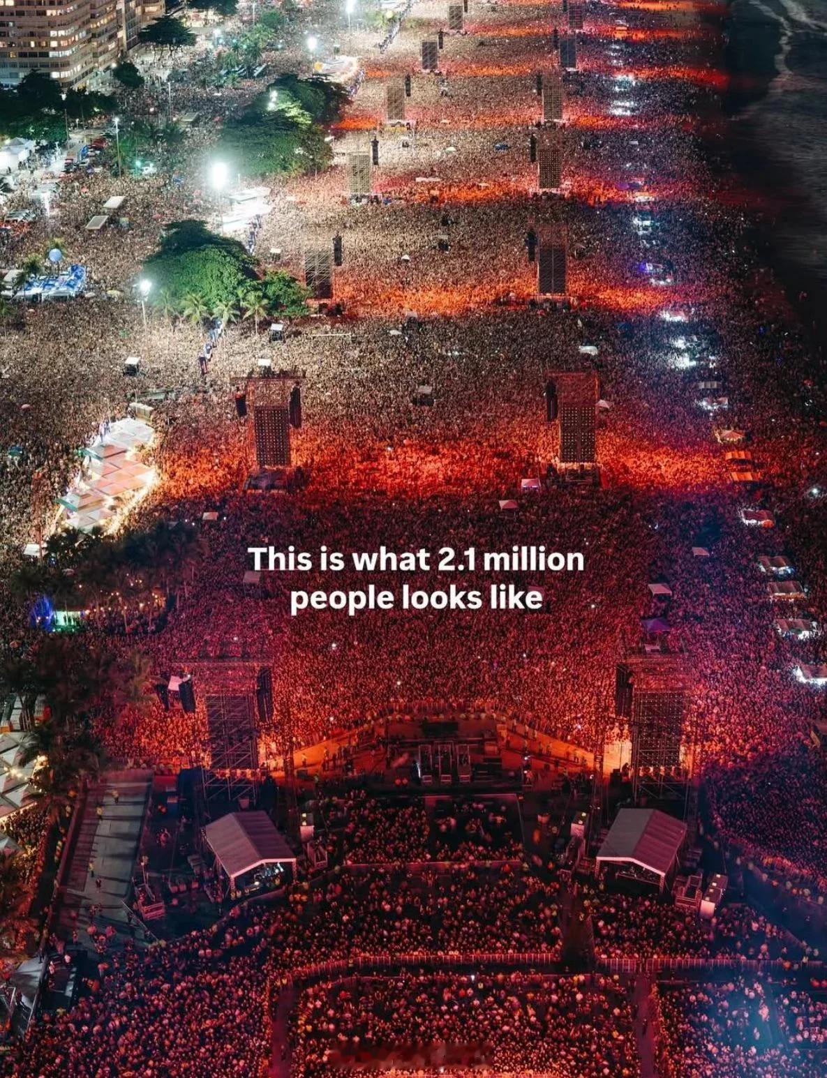 这就是210万人的样子 