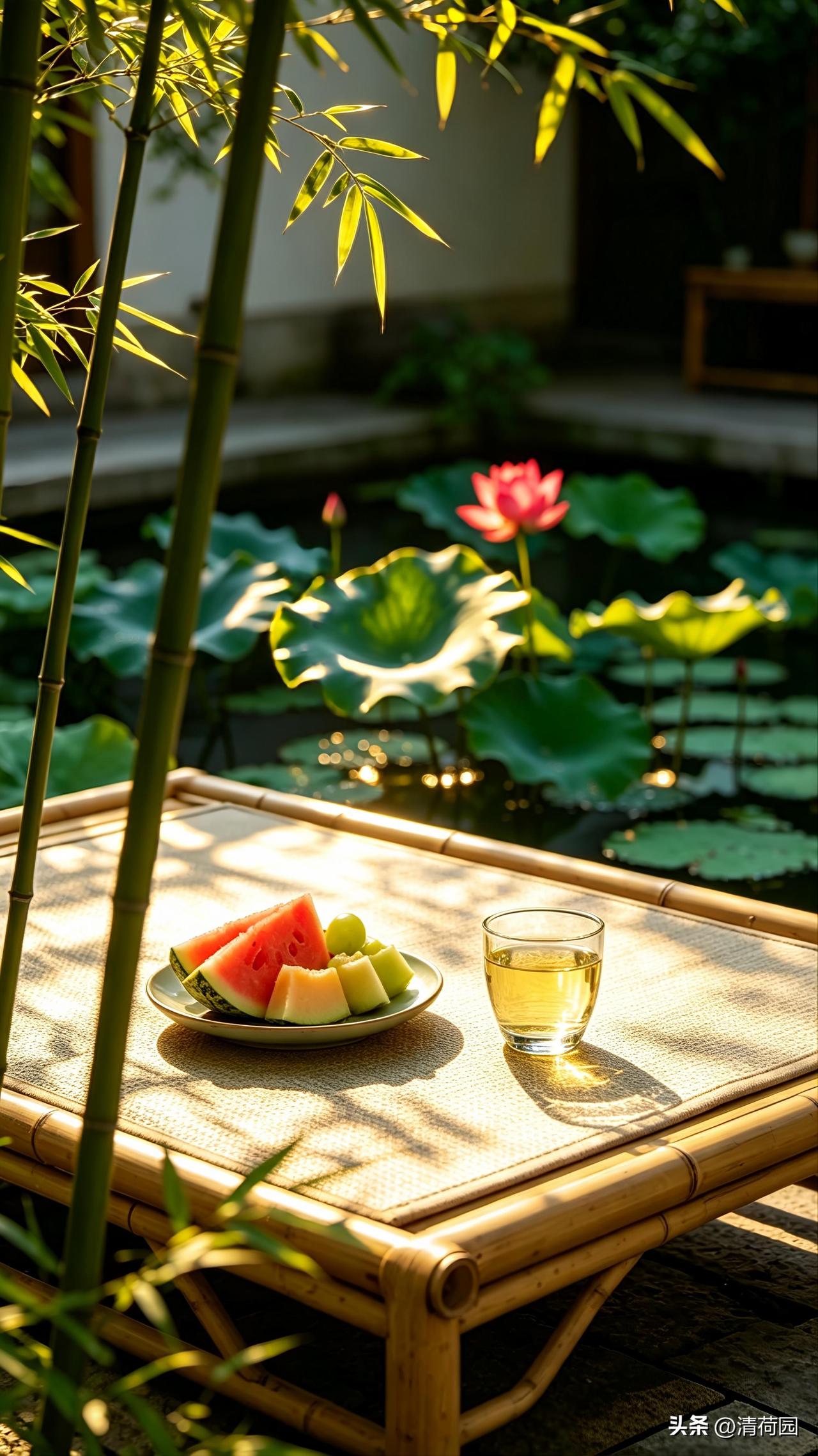 《小暑·福至》

温风不燥，吹熟了田间的麦浪，

蝉鸣初起，叫醒了满池的荷香。