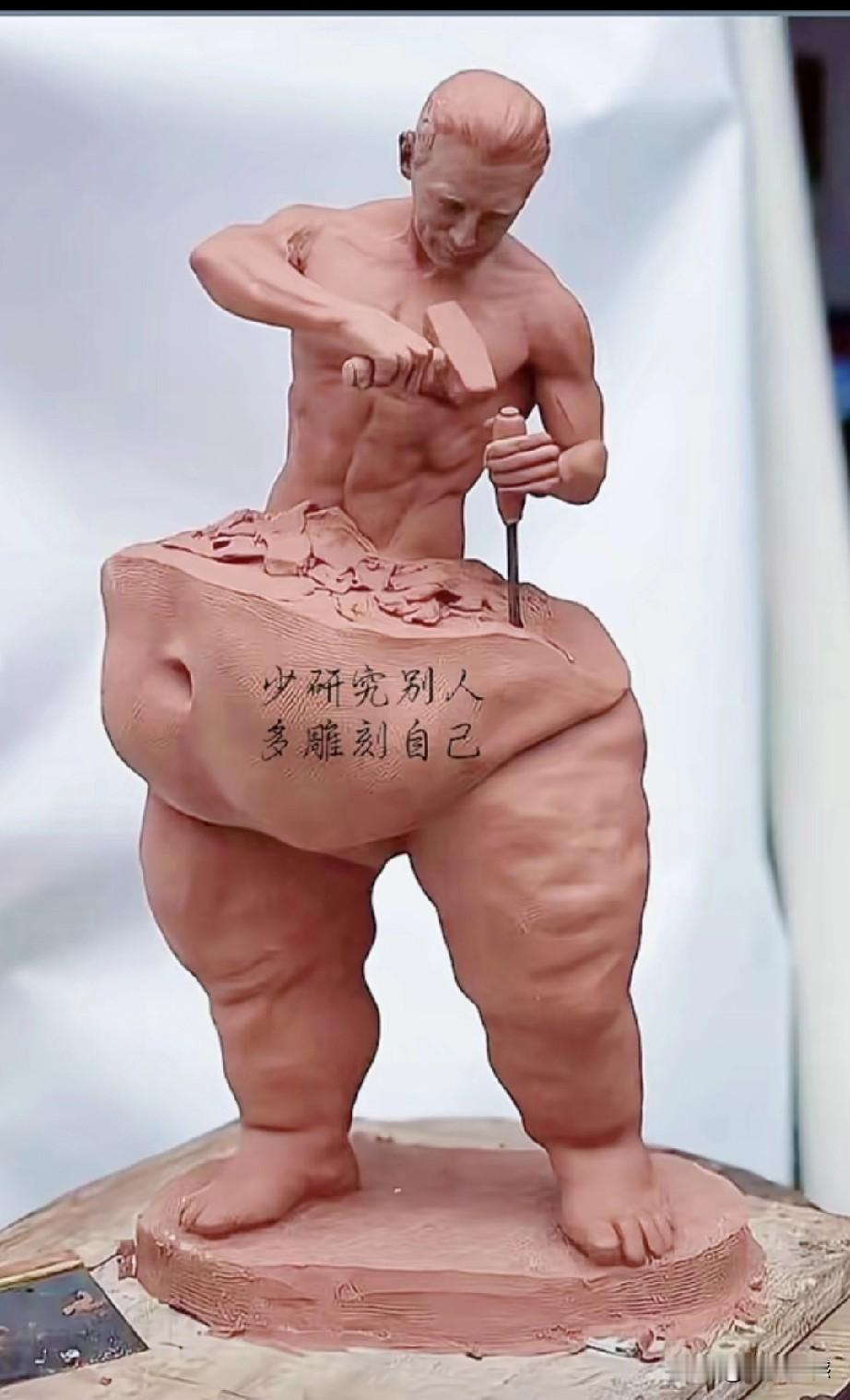 少研究别人，多雕刻自己，这句话说的相当的深刻，非常富有哲思，如果真按照这句话去做