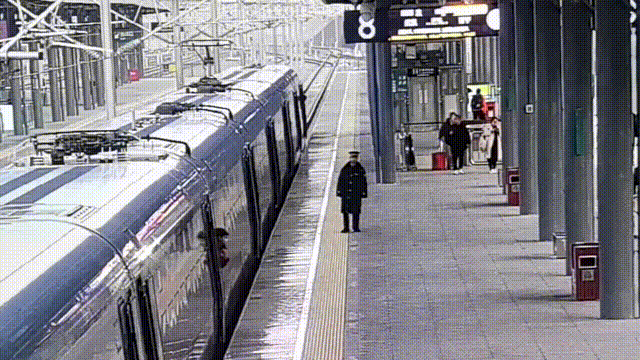 86秒高铁惊魂救援！值班员喊停发车救下坠缝幼童
 
12月1日傍晚，陕西宝鸡南站