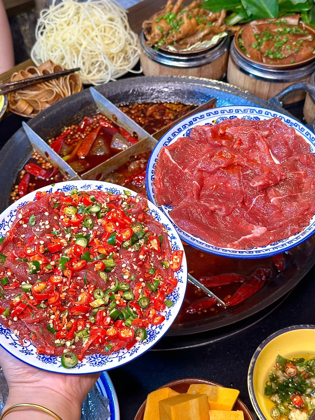 南坪土著都爱吃的社区老火锅❗️手工菜才够味