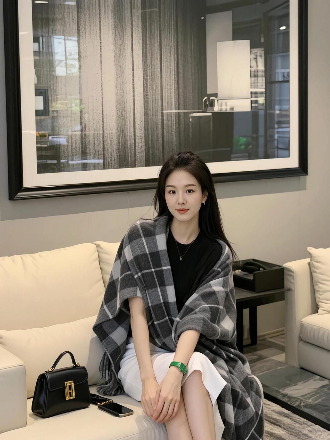 AI简约沙发写真 抖音ai创作