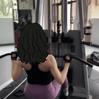 倪妮任小名健身房的铁没白撸倪妮奖杯抡起来就是顺手 不愧是健身达人倪妮，任小名这角