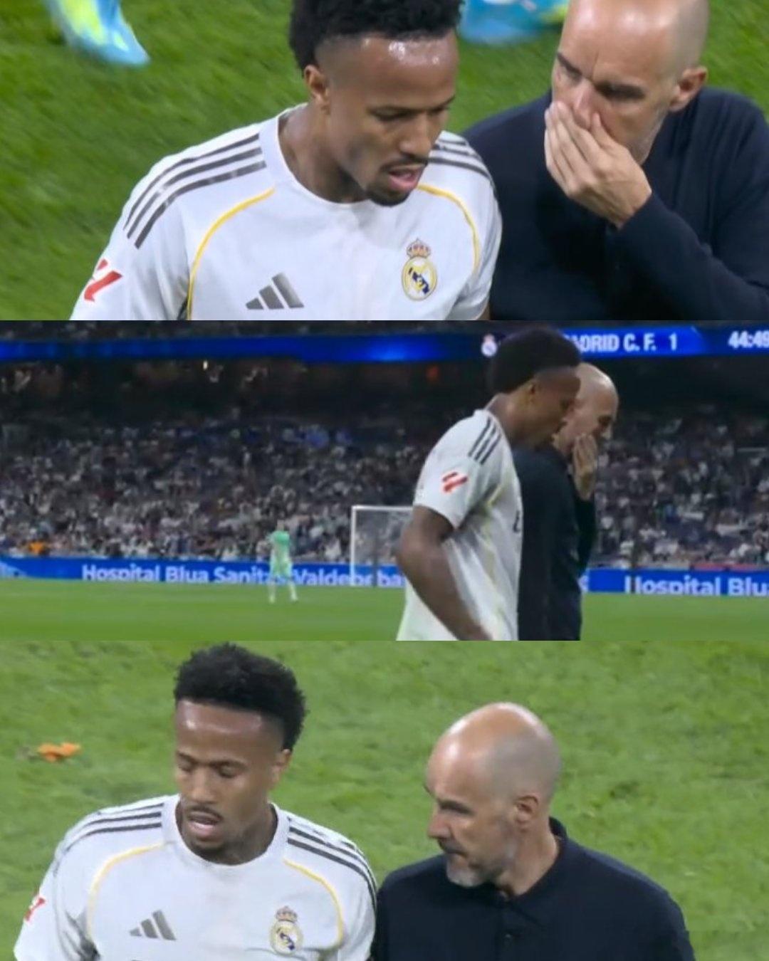 噩耗！埃德尔·米利唐再次受伤。这位巴西中后卫在西甲对阵阿拉维斯的比赛中被换下。他