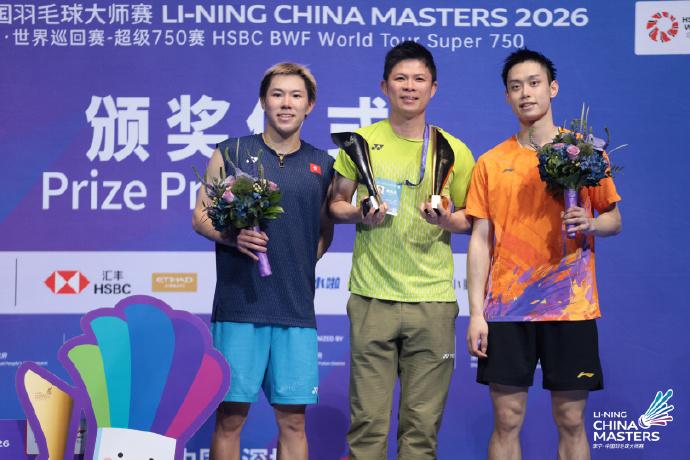 2026中国大师赛 国羽1冠2亚收官，任何再次不敌黑塔

决赛赛果
吴英伦21-
