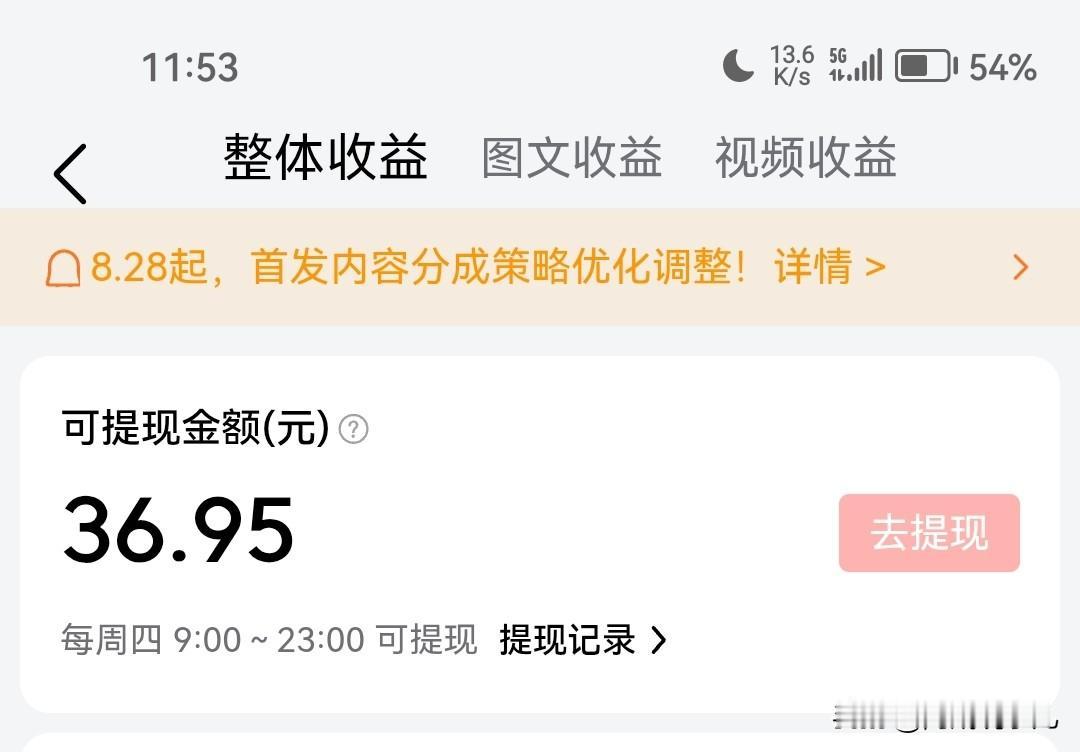 太意外了！断更165天，头条竟然又给我发了219元工资，平均每天收益1.3元。这