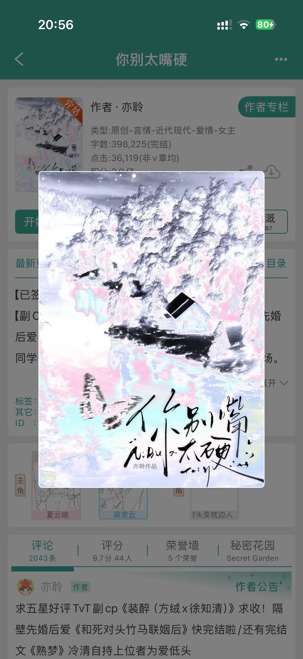 小说推荐 好看的小说 破镜重圆文 耶耶子推文 完结小说推荐