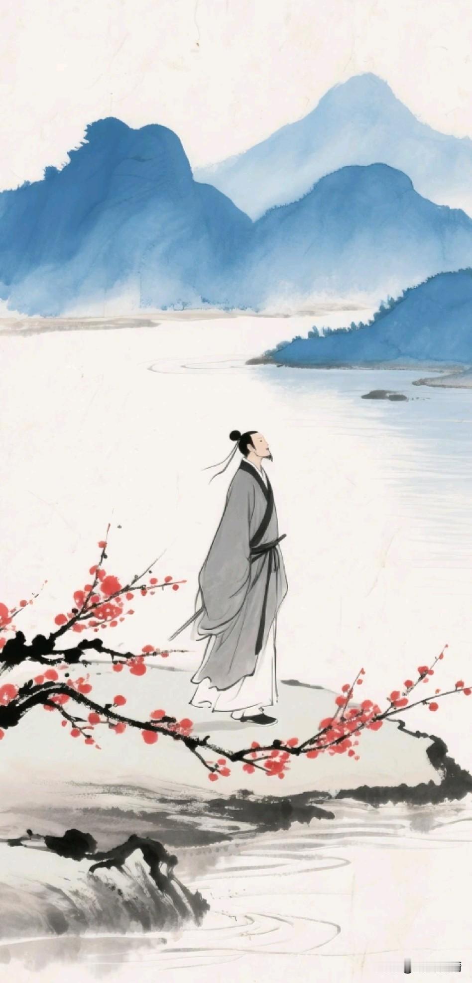 《力耕心田赋》

世路多荆榛，吾持一刃行。
不逐春风舞，自向雪中青。
老茧铸金甲