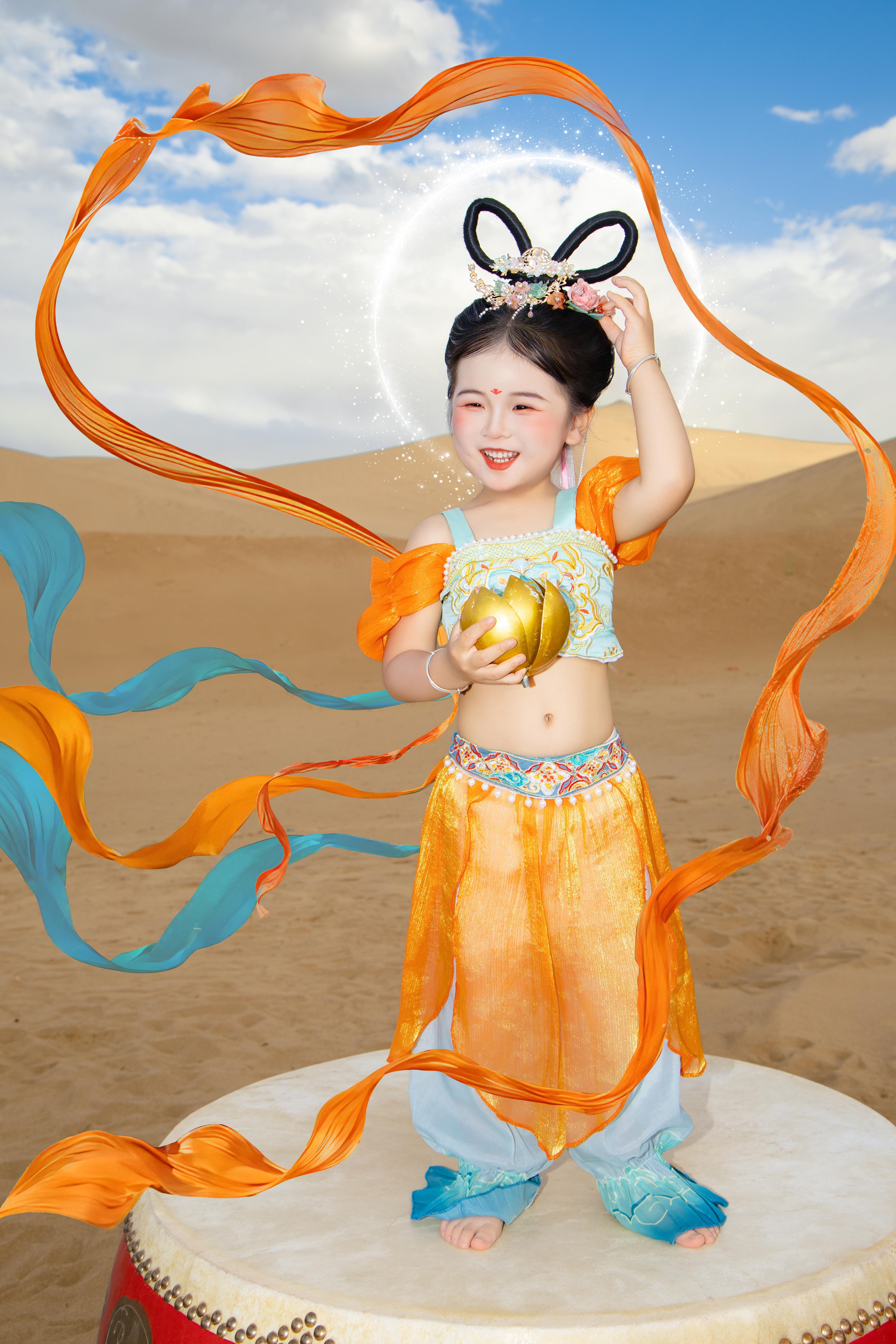 带娃领略千年之美，记录美好瞬间📷。