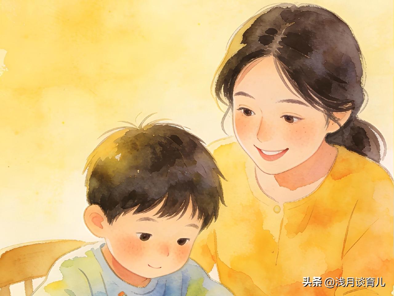 育儿这几年，最大的感悟是：别总想“教对”他
 
今天陪孩子整理书包，突然看见他把