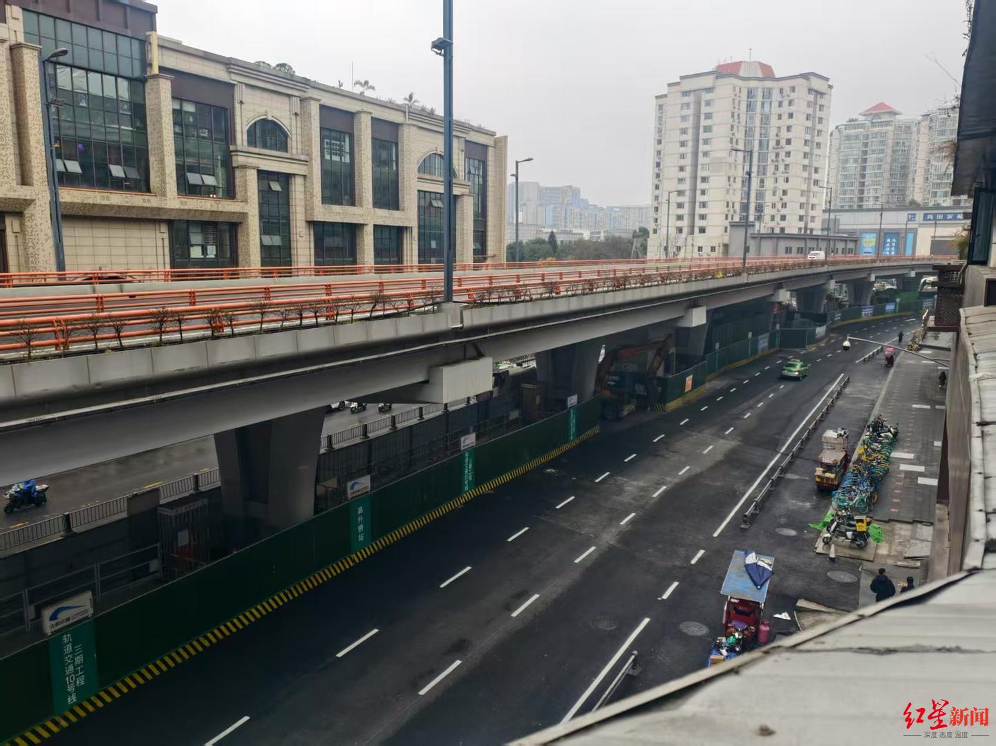 一起来治堵|陆续退围, 成都地铁10号线三期红牌楼站、高升桥站这些区域恢复通行→