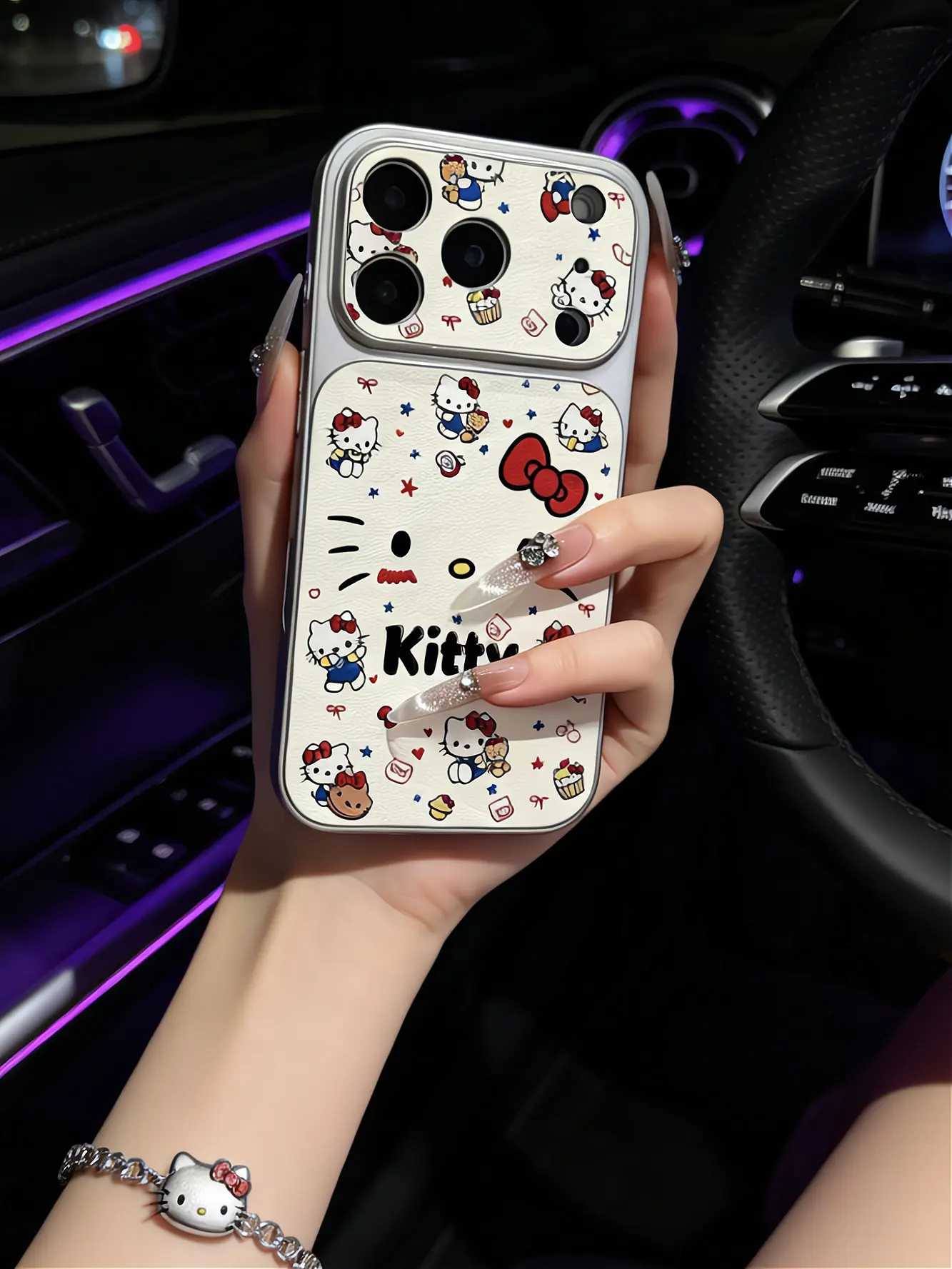 这个手机壳真的长在我心巴上了 kitty手机壳 这手机壳长在了我的心尖...
