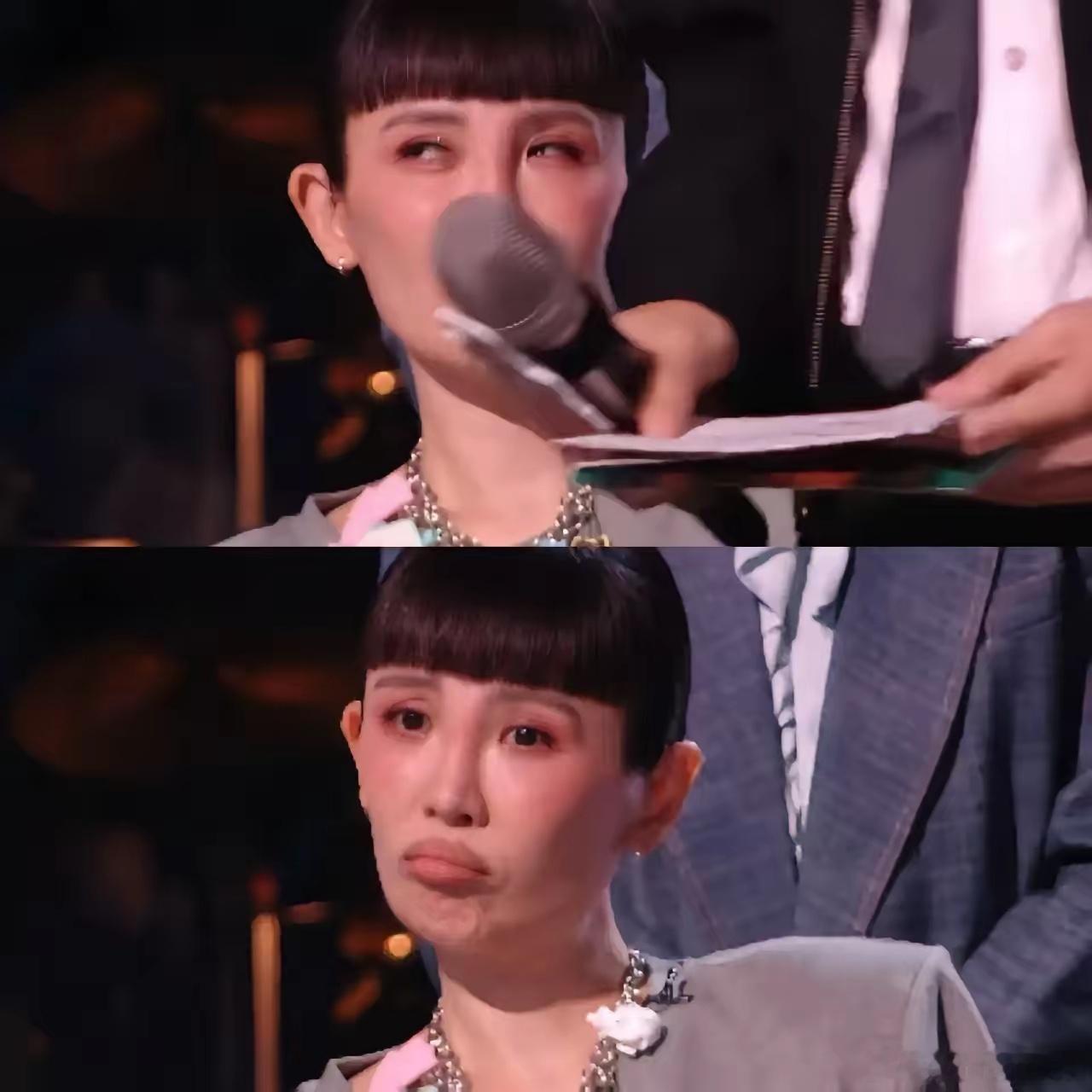 这次歌手魏如萱真是演都不演了，直接就翻白眼了，她一直都知道，自己人气不如尤长靖，