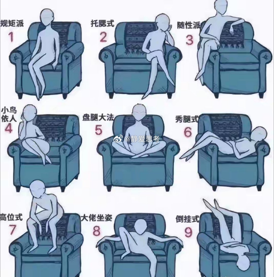平时看电视姿势2.4.6