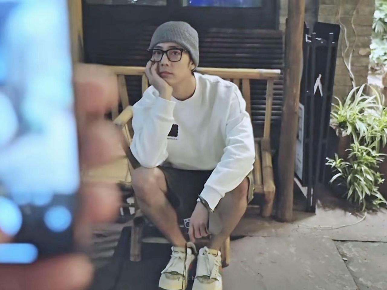 私下里的放松状态也很迷人啊