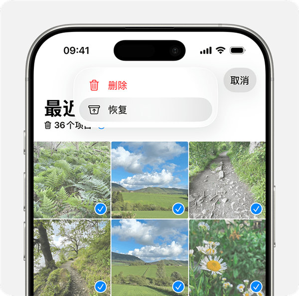 【 苹果回应iPhone删几千张照片 “内存”没变：会在最近删除保留30天】6月