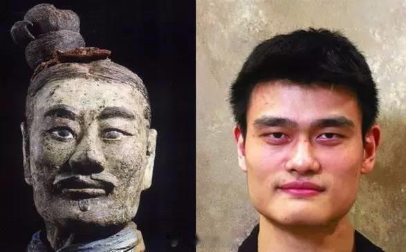 不搜不知道一搜吓一跳，原来这些明星都有撞脸的经历 这些文物都长着明星脸 ​​​