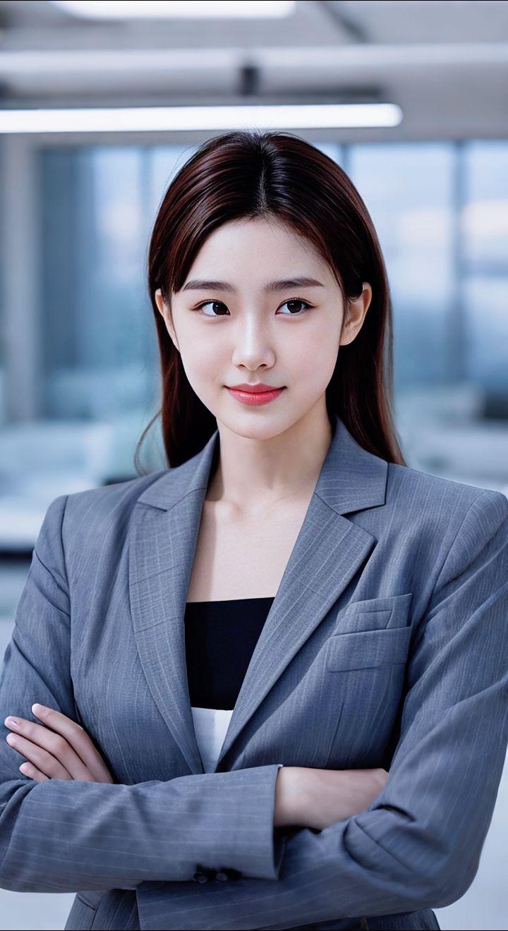 AI扩图 AI职场丽影