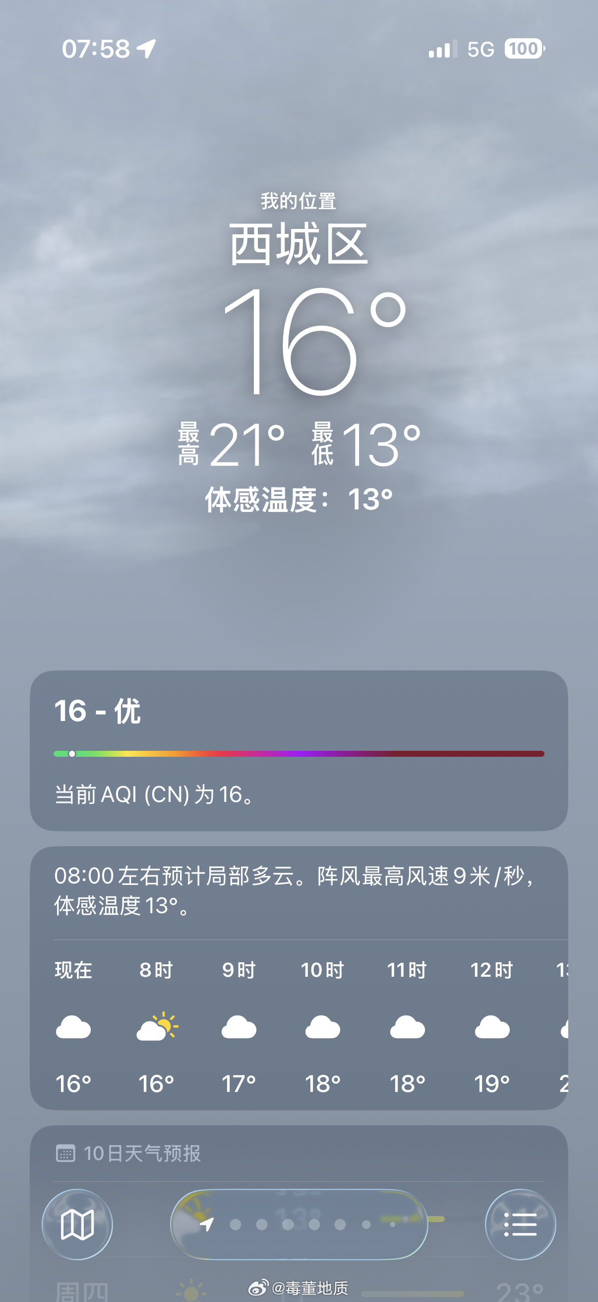 今天有点冷哦 ​​​