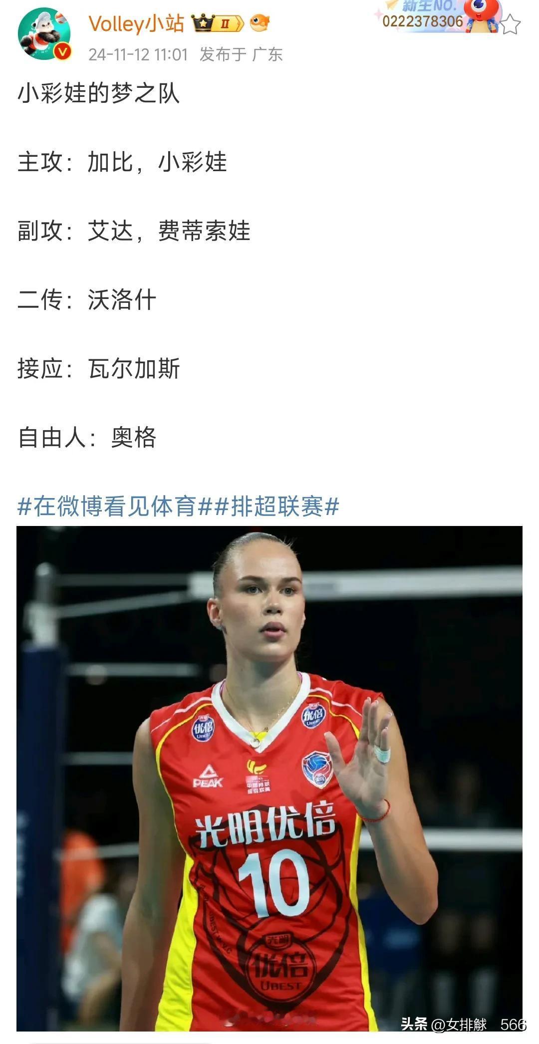 小彩娃的梦之队有点出人预料
       上海女排俄罗斯外援、世界级主攻费多罗夫