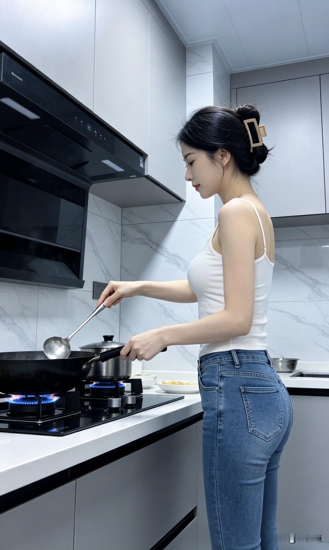 做饭的样子把美具像化了[爱慕][爱慕]