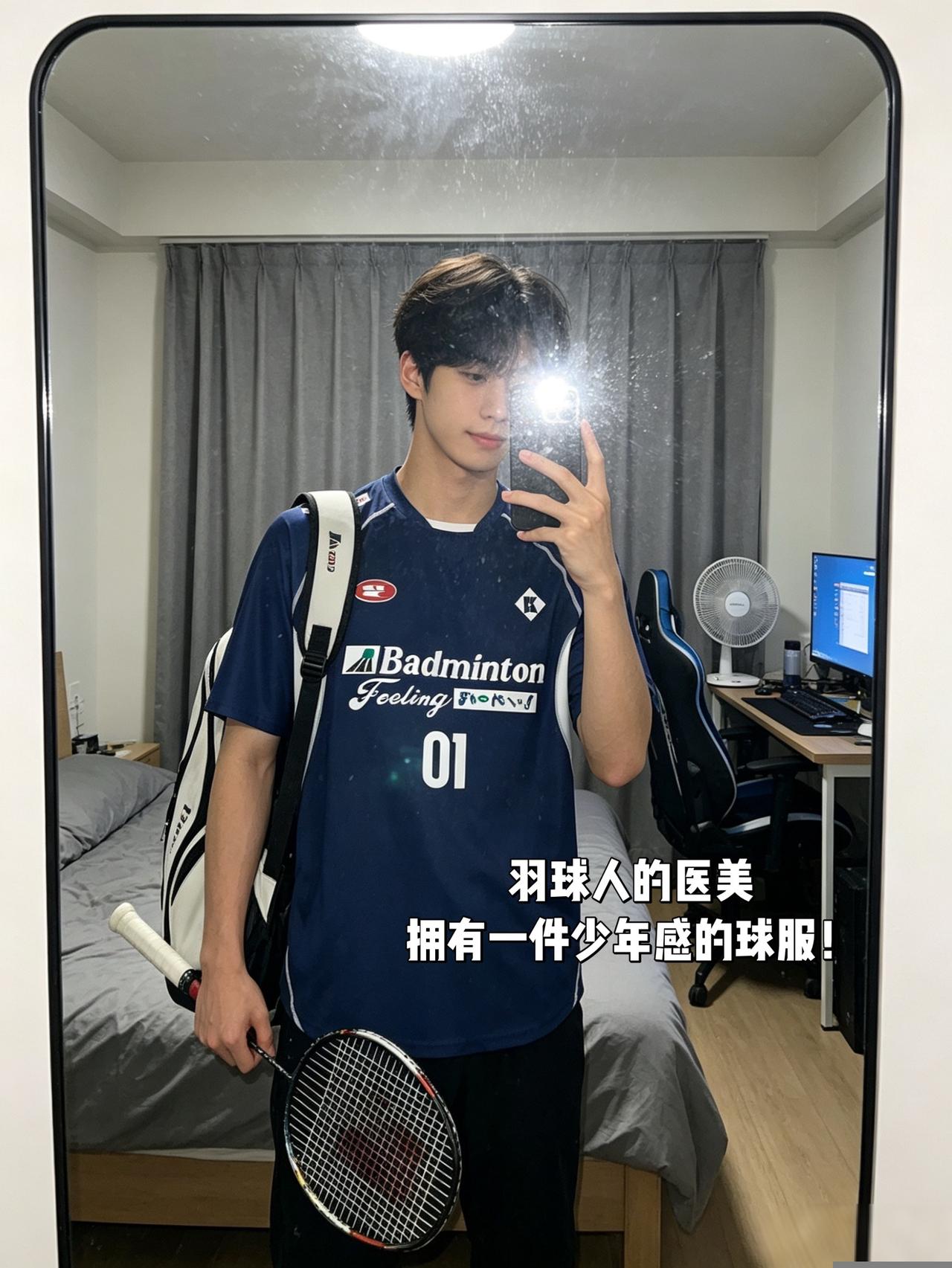 羽球人的医美
拥有一件少年感的球服！