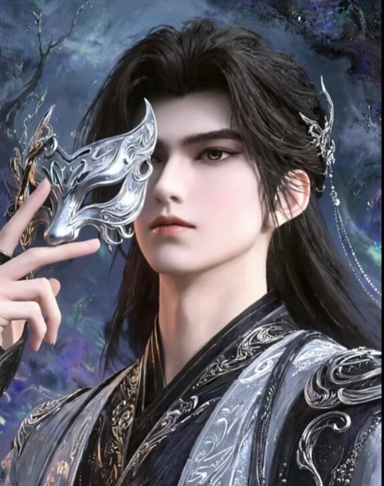 动漫仲夏狂欢季我的眼睛本来长这样 OvO 后来看见宝宝后就变成了♡v♡荒天帝石昊