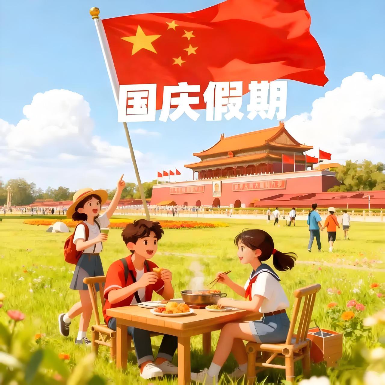国庆节第1天，上午我和媳妇去超市花了600元买了2箱奶，2箱哈密瓜，2箱西瓜，6