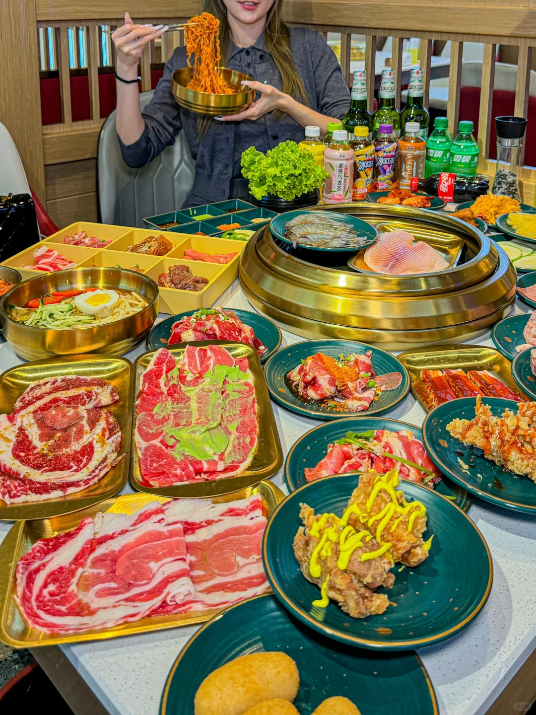 包头这个…点单式自助烤肉🥩无限续！79r吃爽