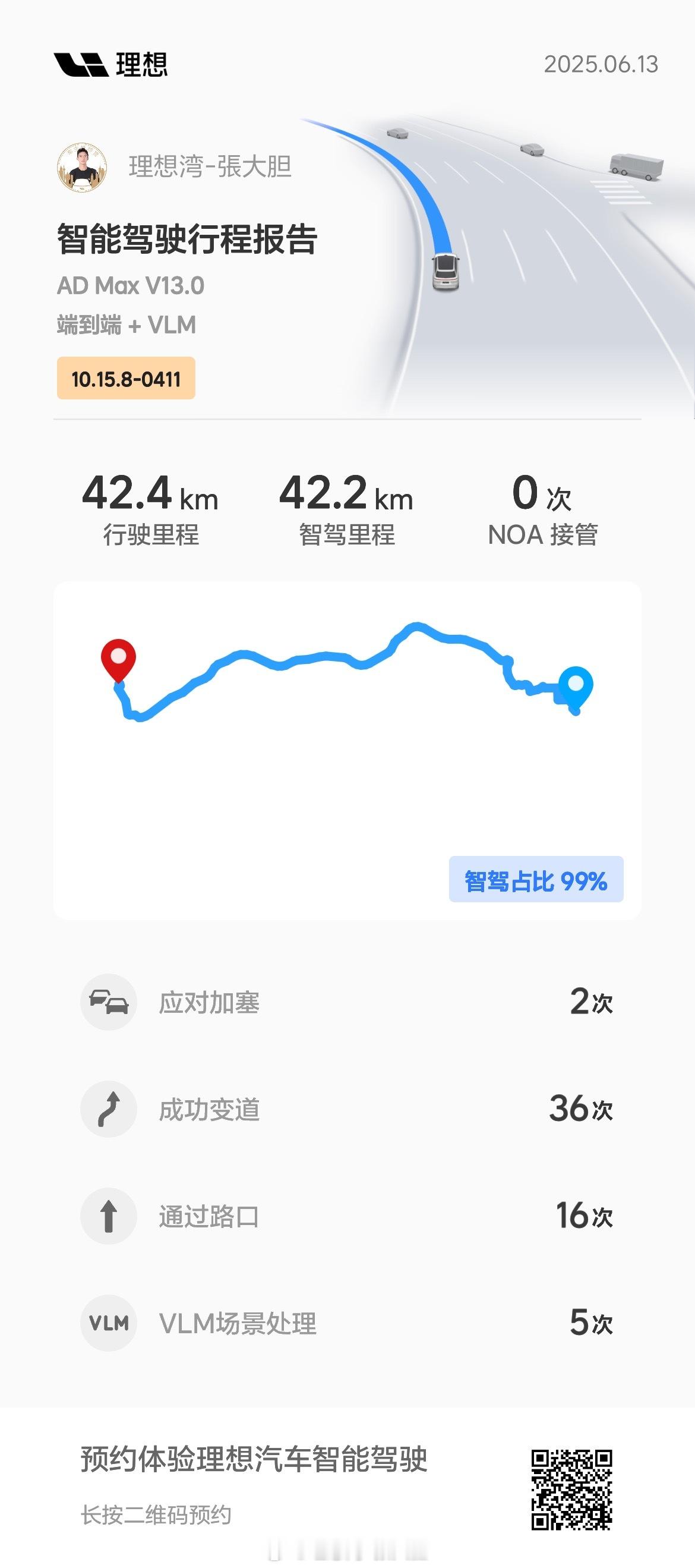 智驾日常，话说自打没有“千人团”，版本号还停留在0411！[二哈][二哈][二哈