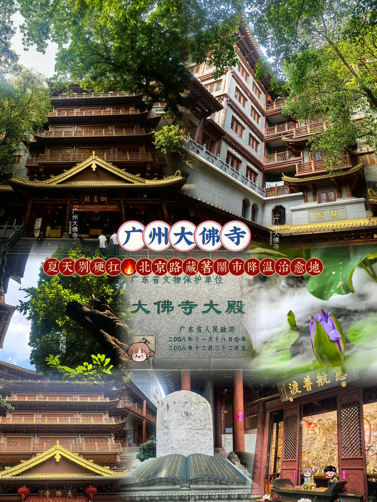 广州的三伏天真的闷热黏人
走在街上整个人都浮躁不安
意外发现北京路闹市里的神仙避