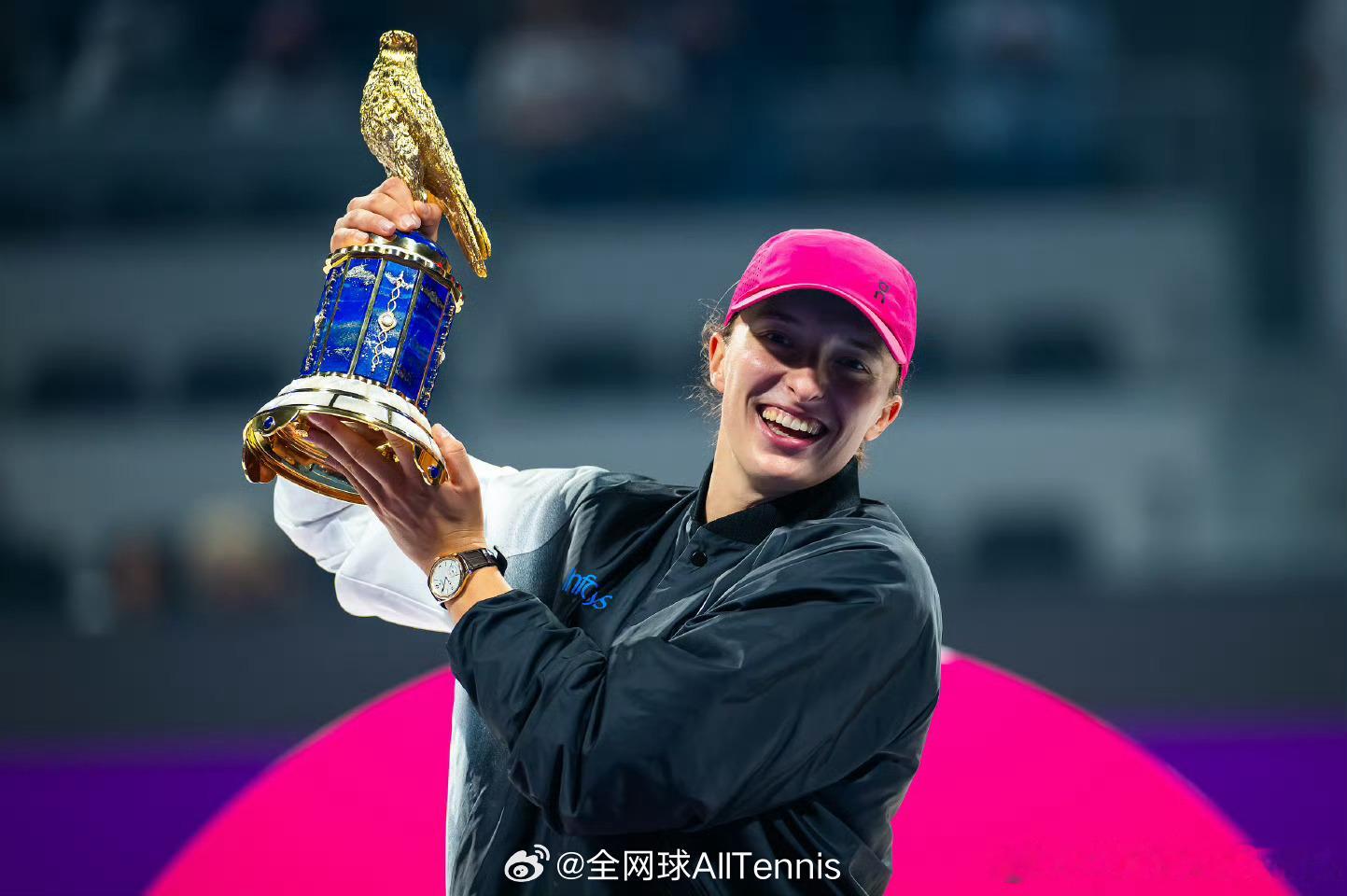 2024赛季#WTA1000# 冠军榜🏆多哈：斯瓦泰克🇵🇱迪拜：泡利尼🇮