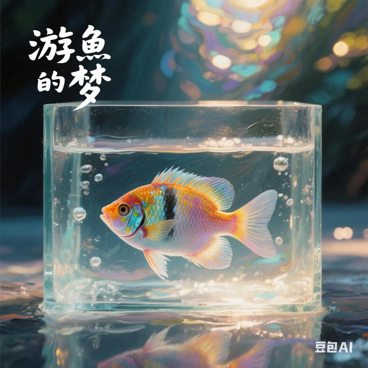 **“游鱼的梦”🐟✨**  

创意摄影 氛围感大片  

**拍摄技巧：**