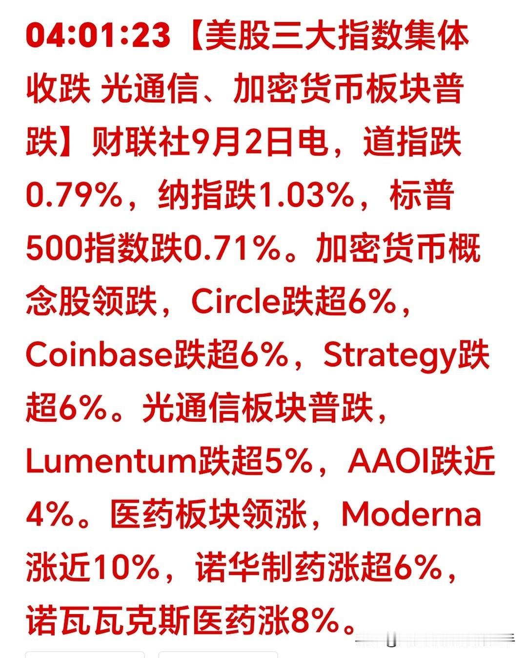 一觉醒来，打开软件一看，满仓科技股的朋友估计要吃大面了，隔夜美股集体收跌！科技板