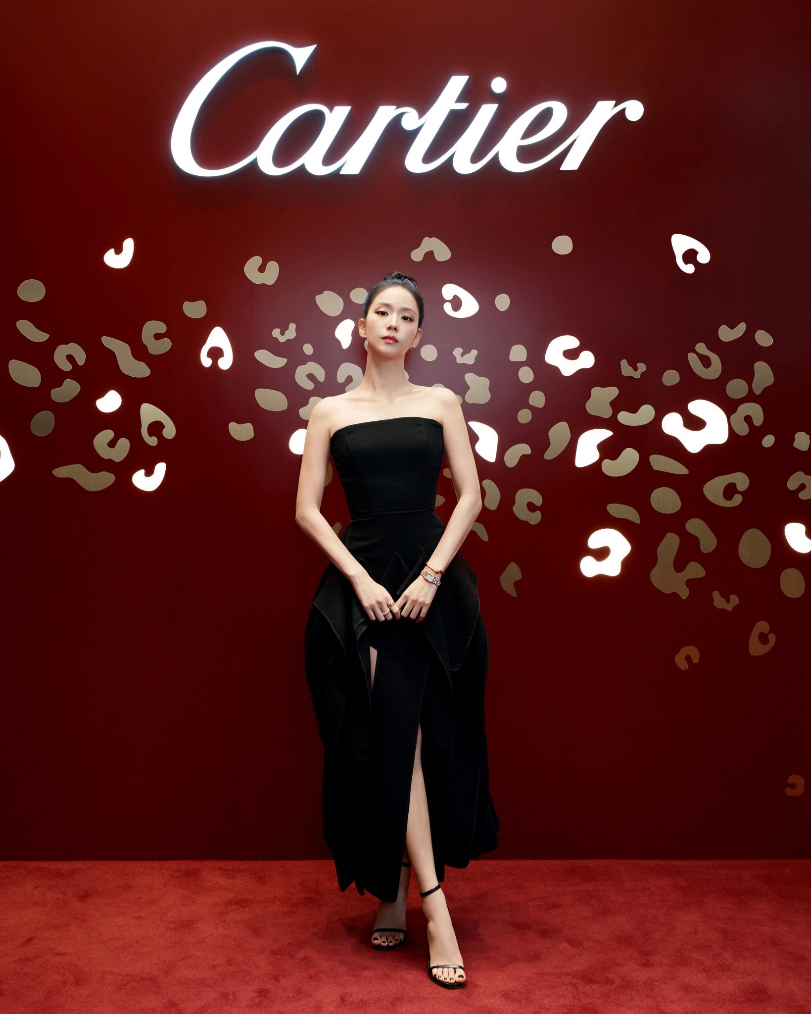 Cartier 在首尔举办的2025年终派对活动金智秀 、边佑锡 、黄铉辰 三位