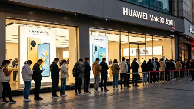 Mate90开售华为门店人从众！国庆首销现场人气爆棚