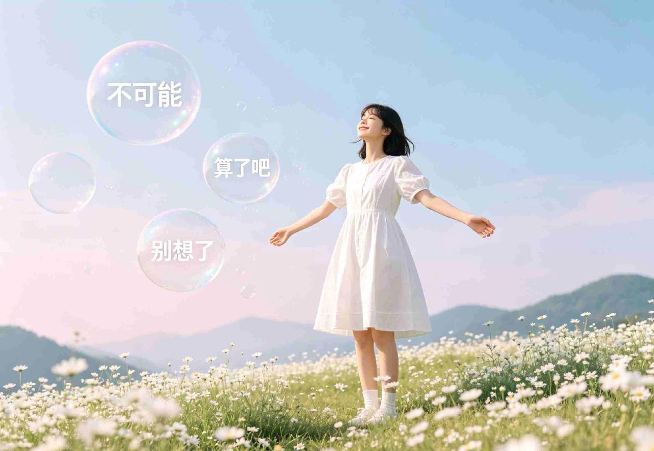 能困住我的，从来不是现实，而是我自己认同的那些想法。
后来我把脑子里的“算了吧”