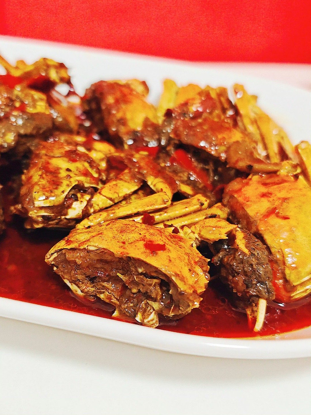 封神香辣蟹已争气争气再争气 这香辣蟹也太懂吃货了吧！没有多余调味，鲜辣刚好裹住蟹