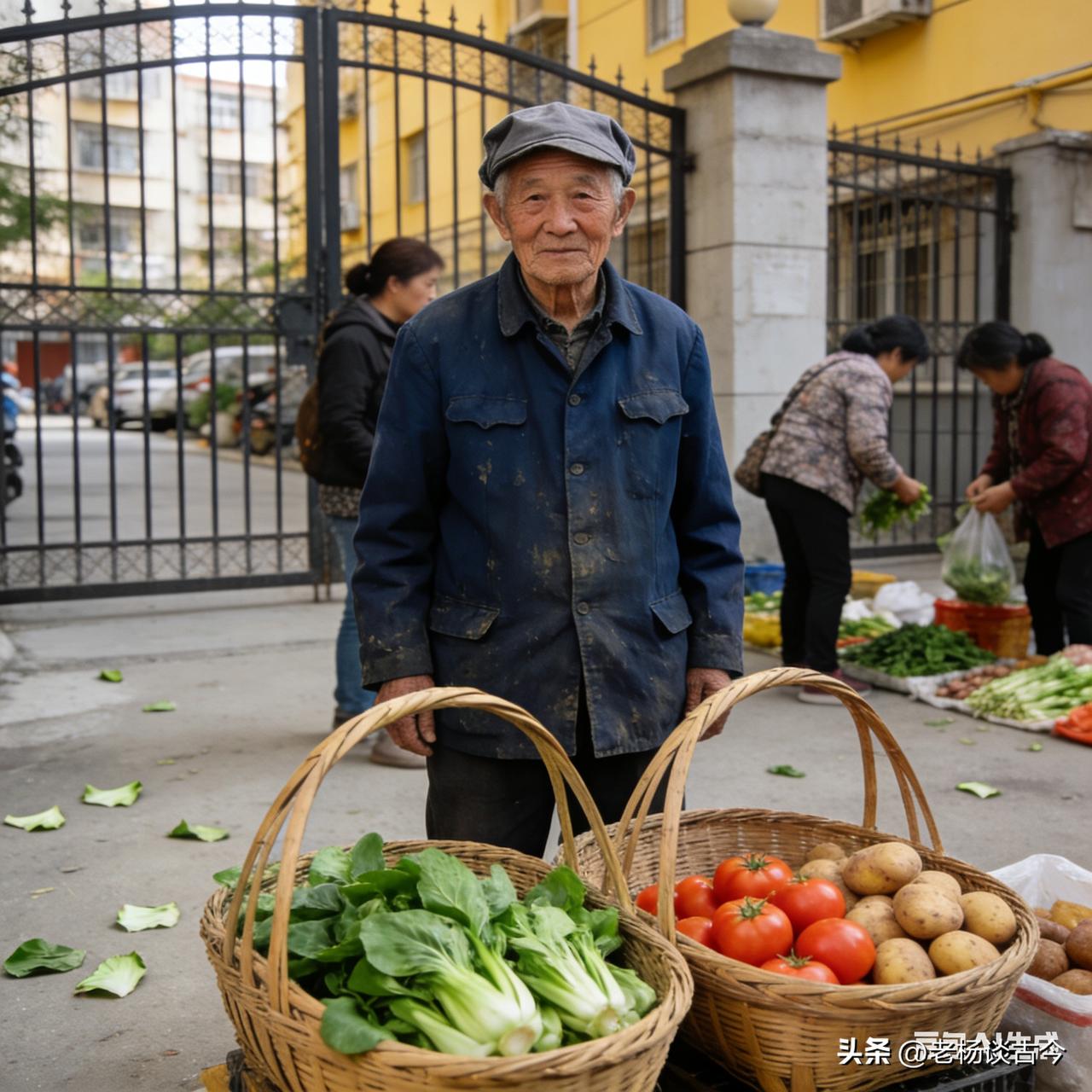 小区门口那位卖菜的大爷，突然消失了几天，大家都说他去孙子家享福了，可还没到7天，