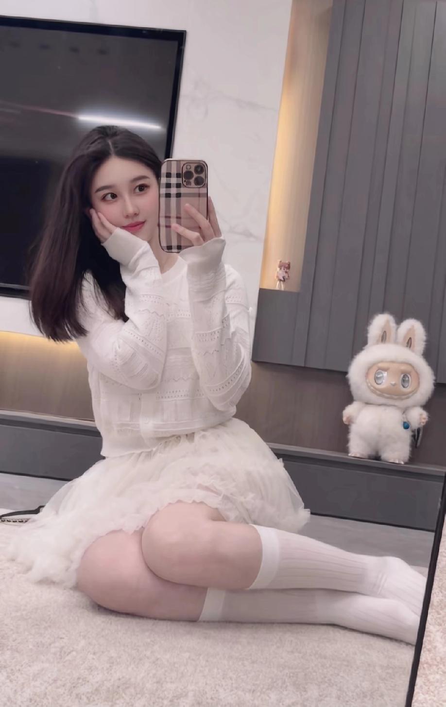 如果我是你女朋友，你几点回家美女 甜妹 甜美