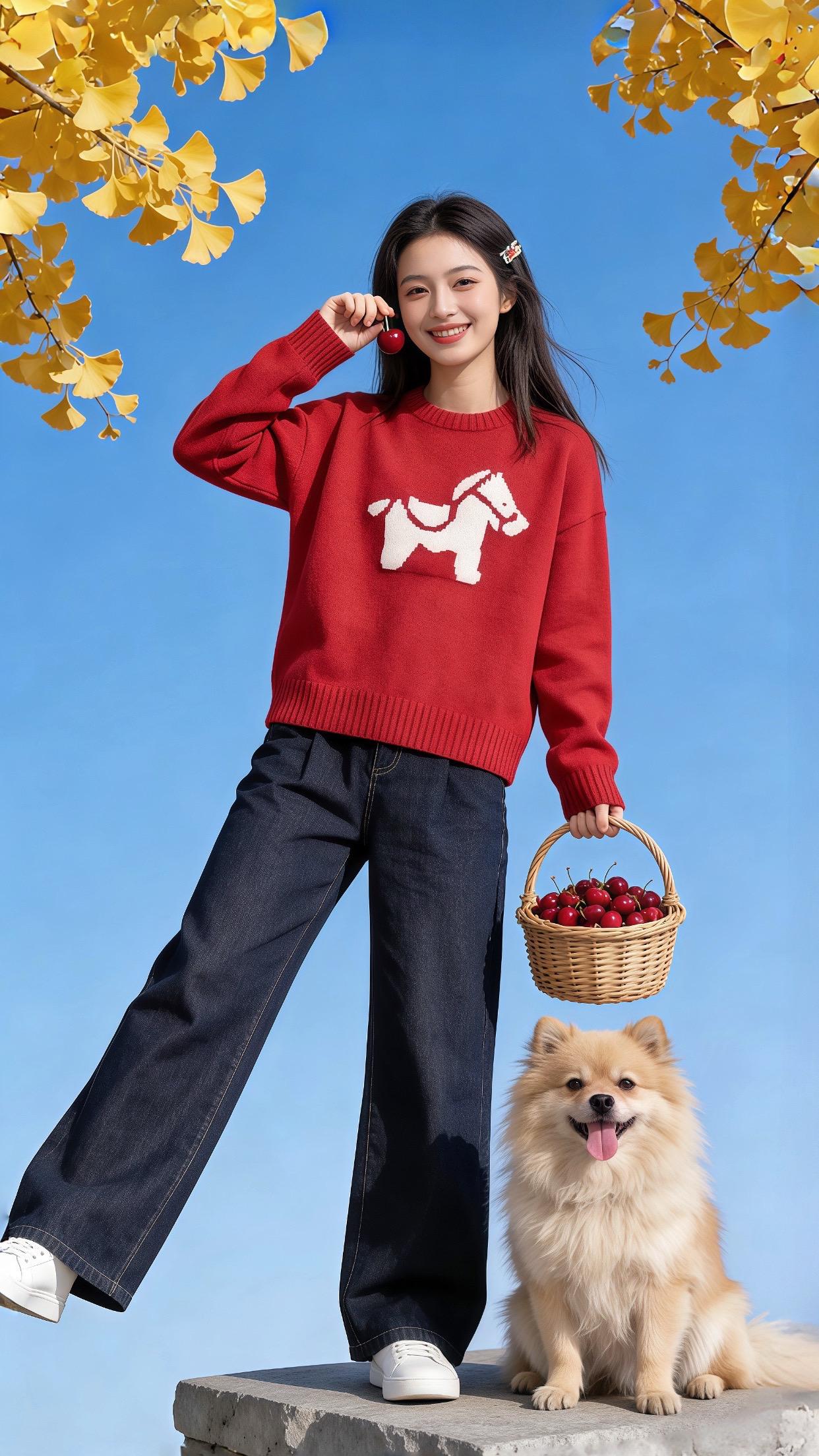 漂亮内搭让我赢在了穿搭起跑线 胖妹妹的冬季有效穿搭 新年好运红我先穿上...