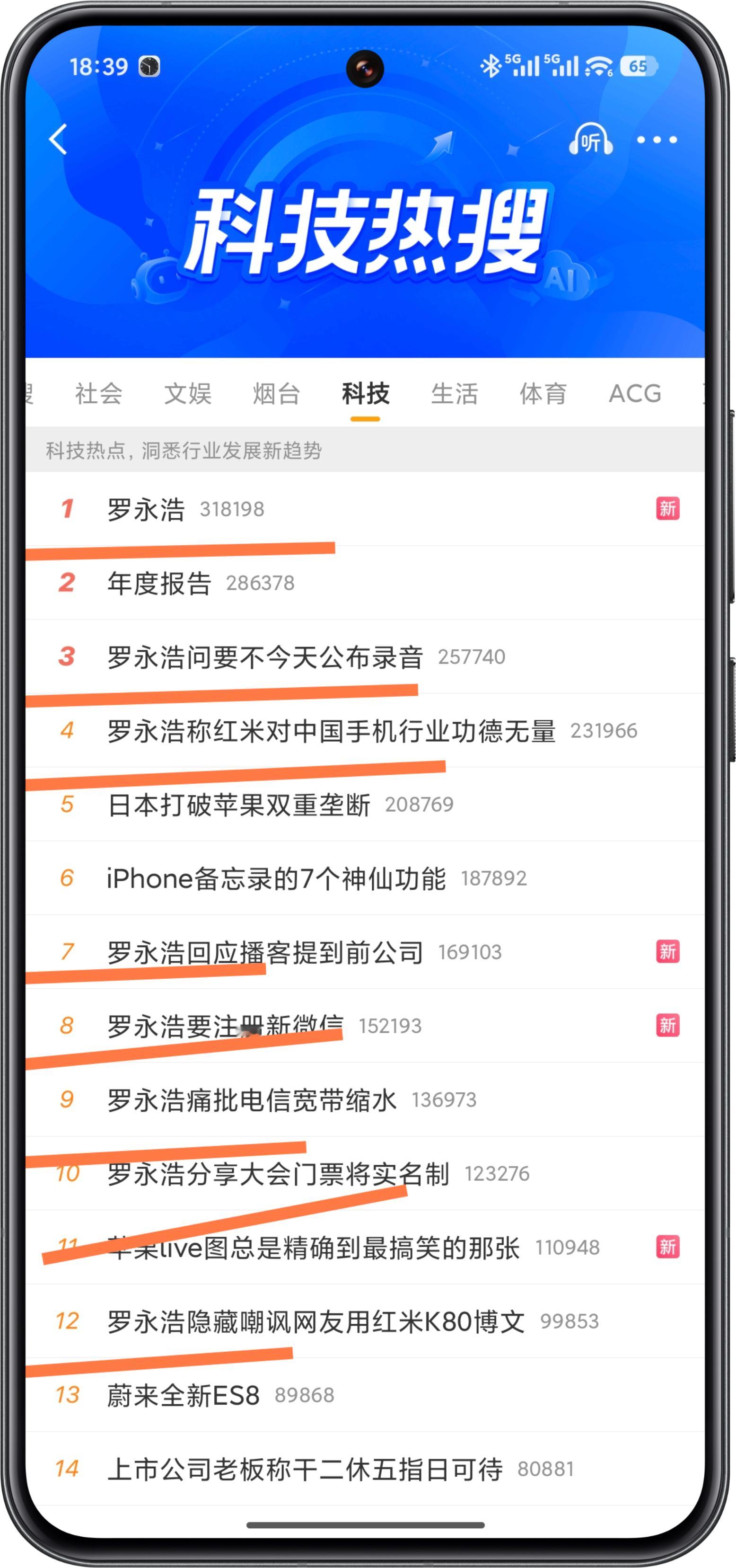 罗永浩我对老罗比较无感，谈不上喜欢或者讨厌。没用过他家的产品，包括锤子手机等等，