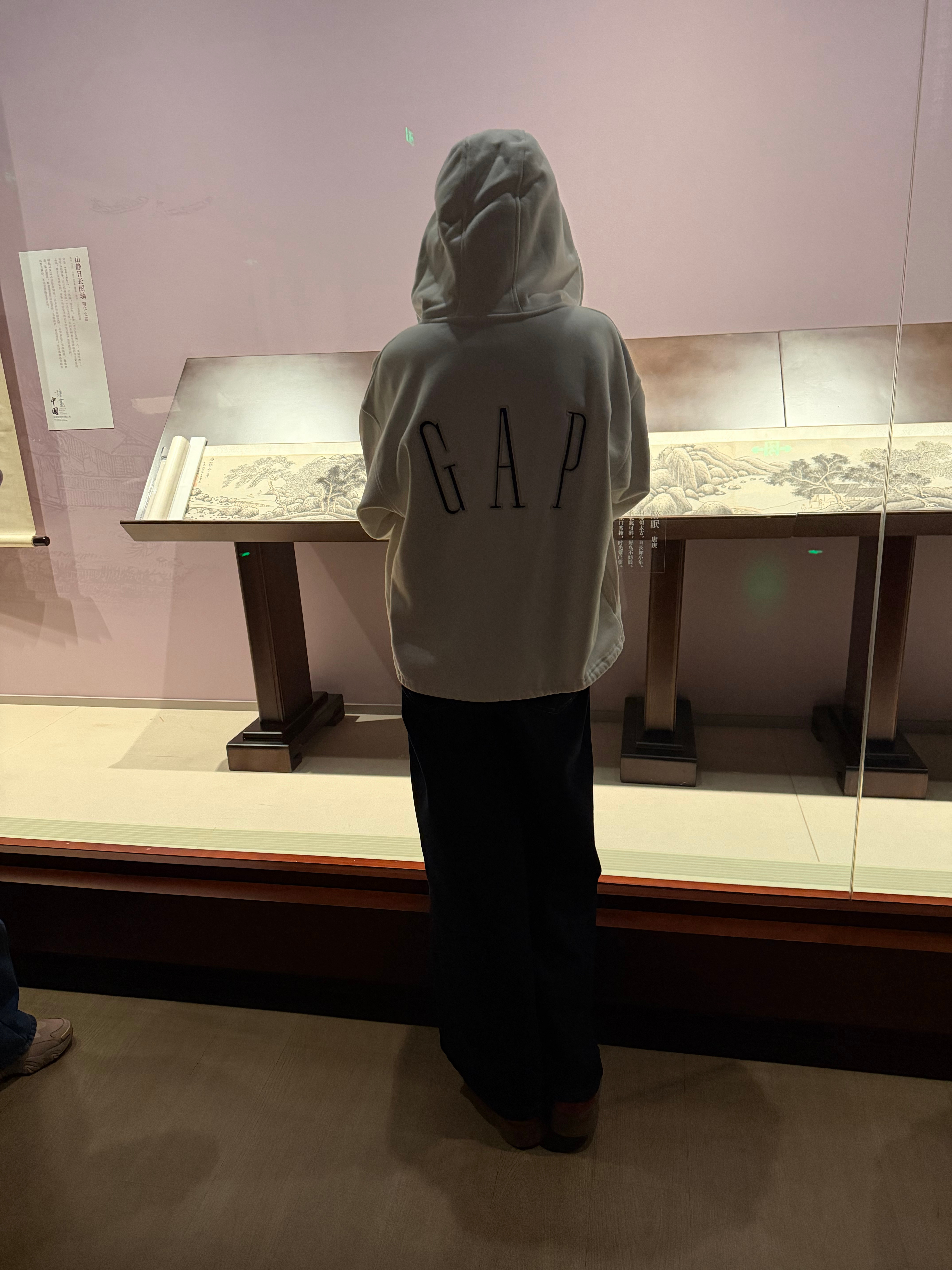 博物馆里凹造型 