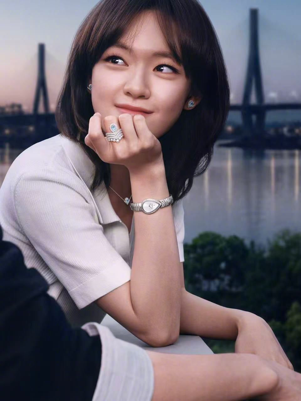 文淇 in CHAUMET 💎✨ 尚美七夕大片，佩戴Joséphine约瑟芬系
