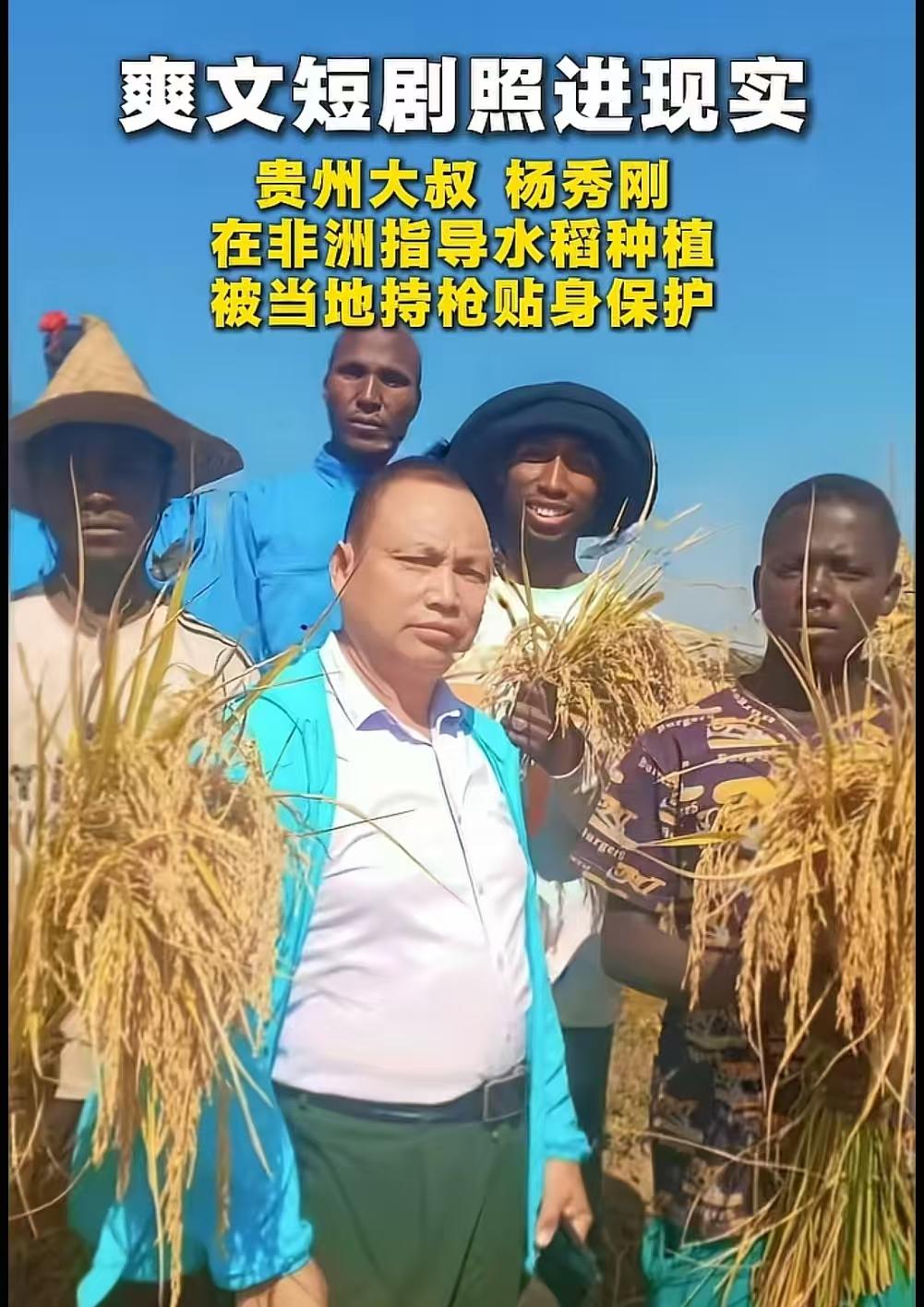 贵州大叔因为太会种地，竟然被尼日利亚派武警持枪保护起来，听起来是不是很搞笑，但是