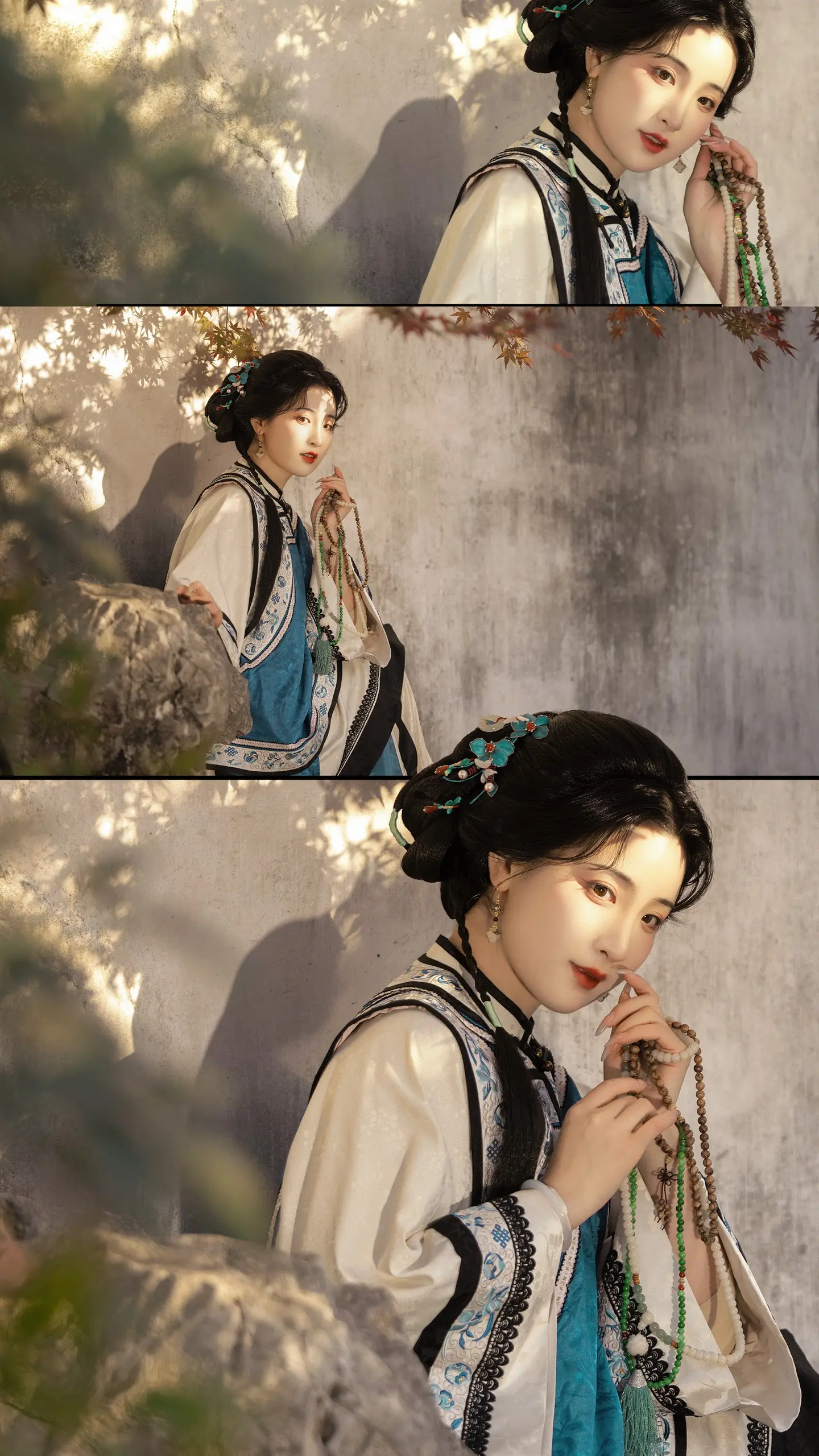 “剪一片风雪人间独好”。出镜：金儿 妆造：秋秋 深秋出片找一片枫叶，让...