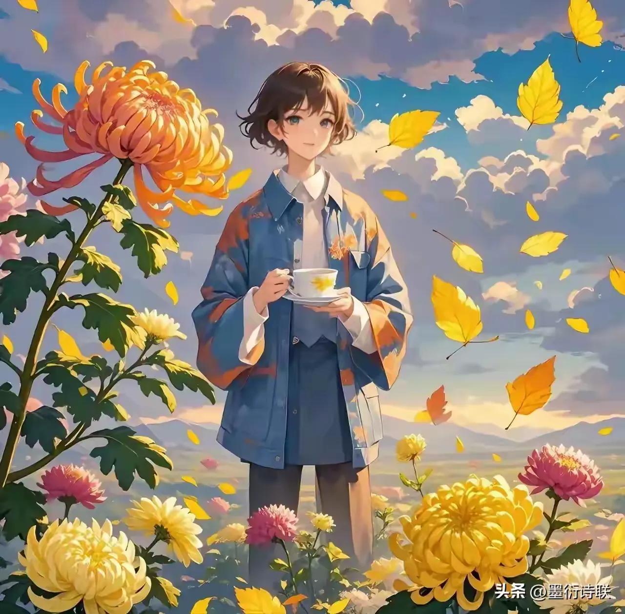 清风本无意，
树木皆有心。
横批：《清风与树木》