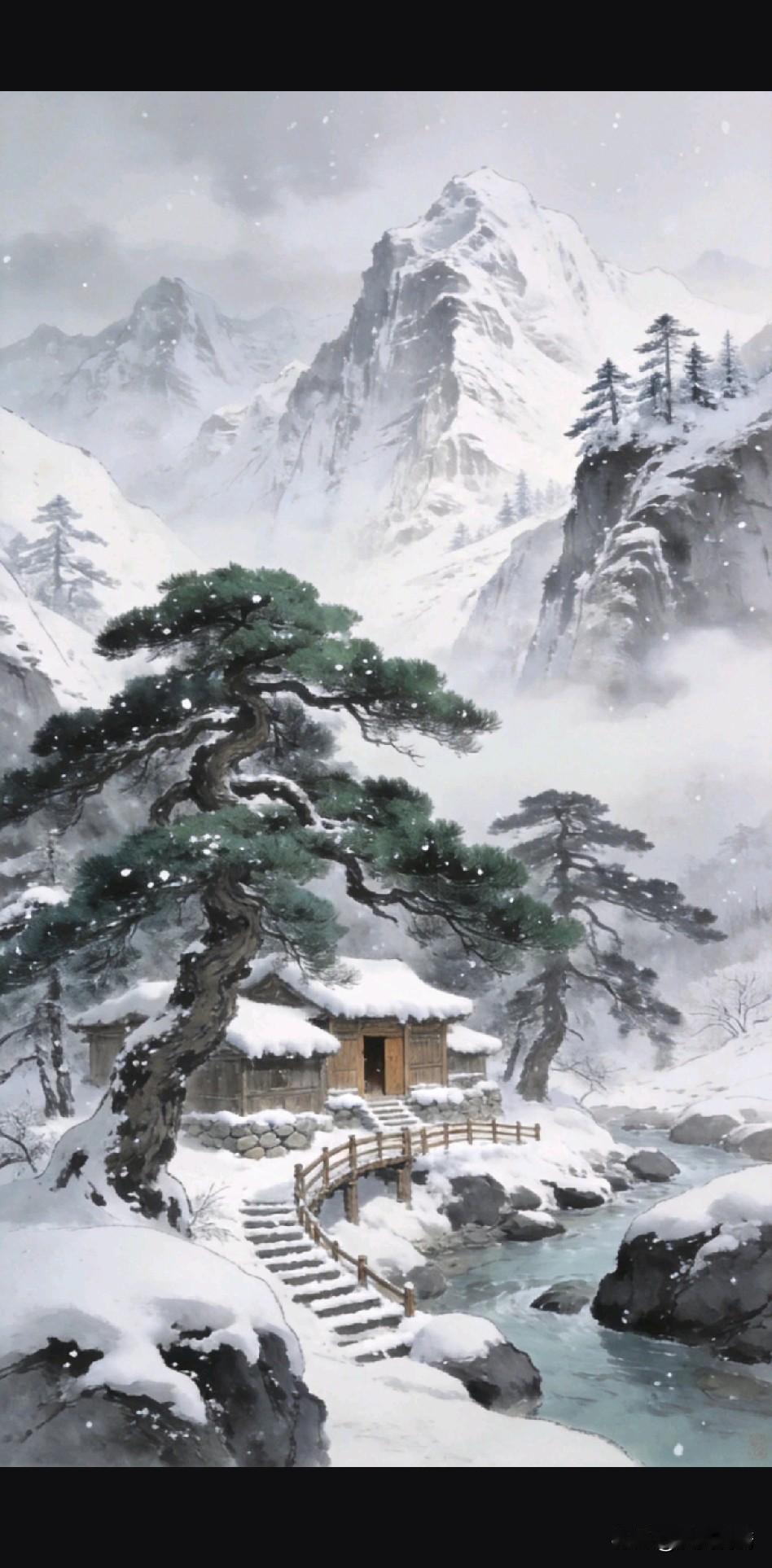 《悟半》

半生追逐半生闲，半是俗缘半是禅。
半壶浊酒邀明月，半卷诗书对晚山。