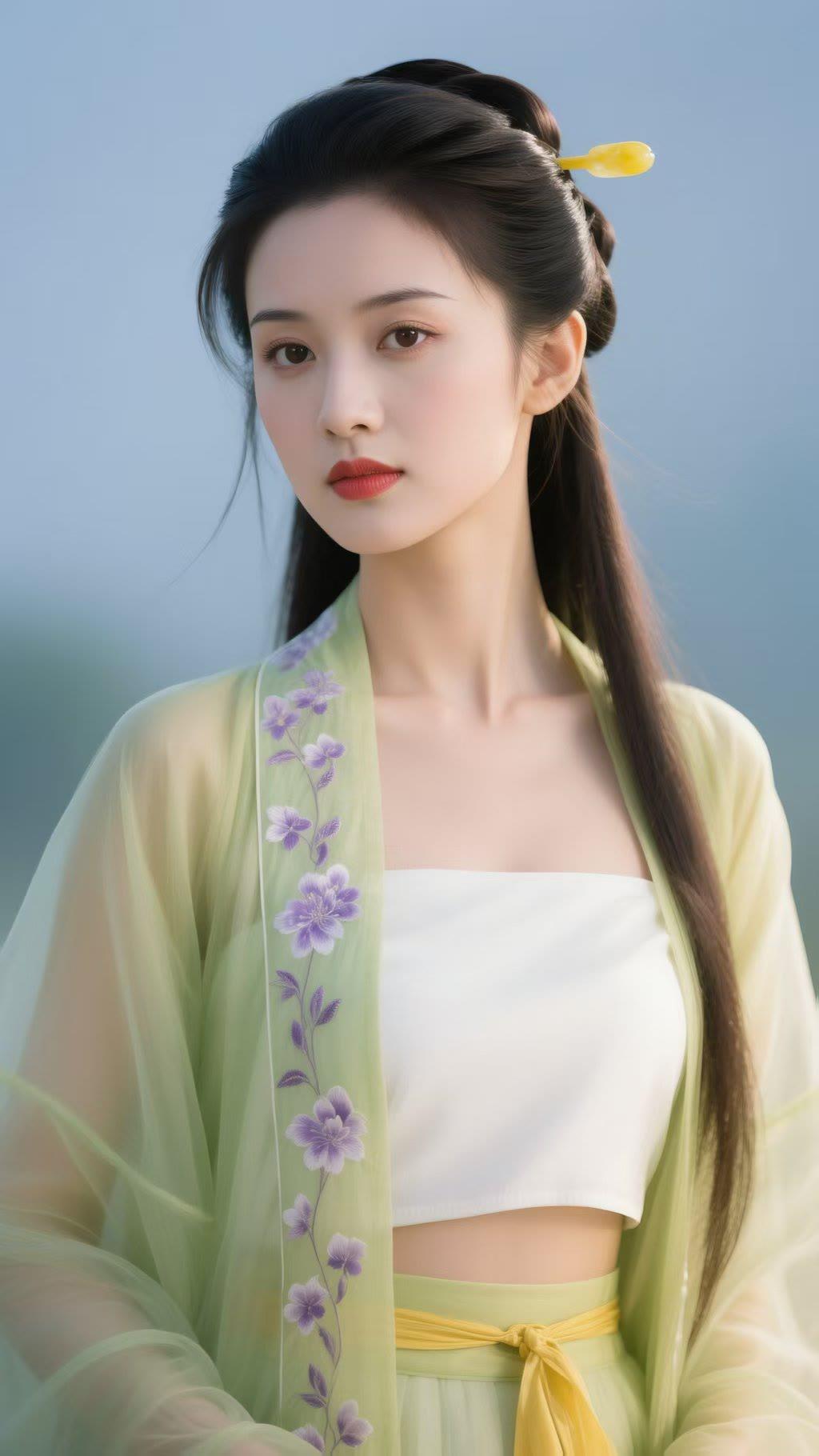 古风美人，清新脱俗，韵味十足